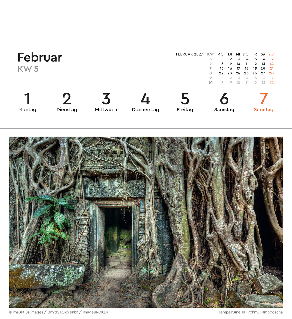 Weitere Ansicht: Türen - KUNTH Postkartenkalender 2027