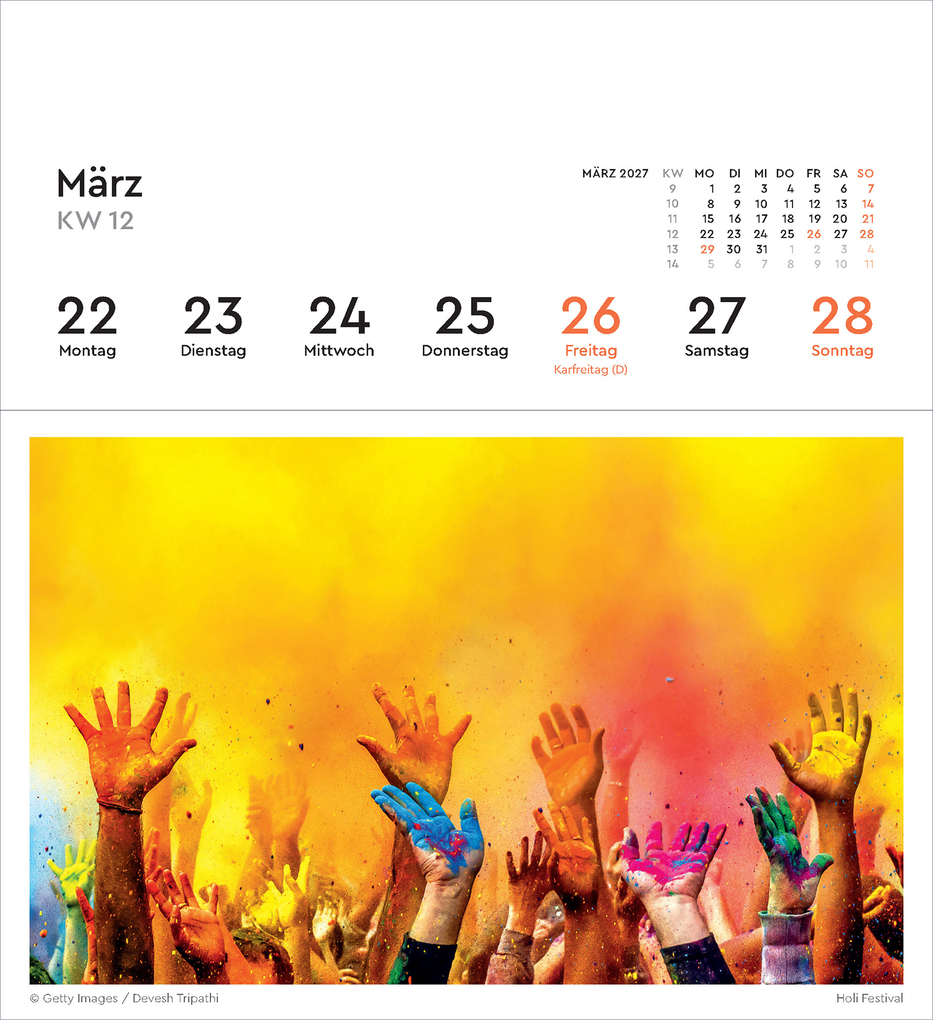 Weitere Ansicht: Magischer Augenblick - KUNTH Postkartenkalender 2027