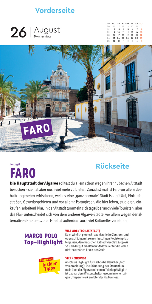 Weitere Ansicht: Abreißkalender MARCO POLO: Mit 365 Insidertipps durch Europa 2027