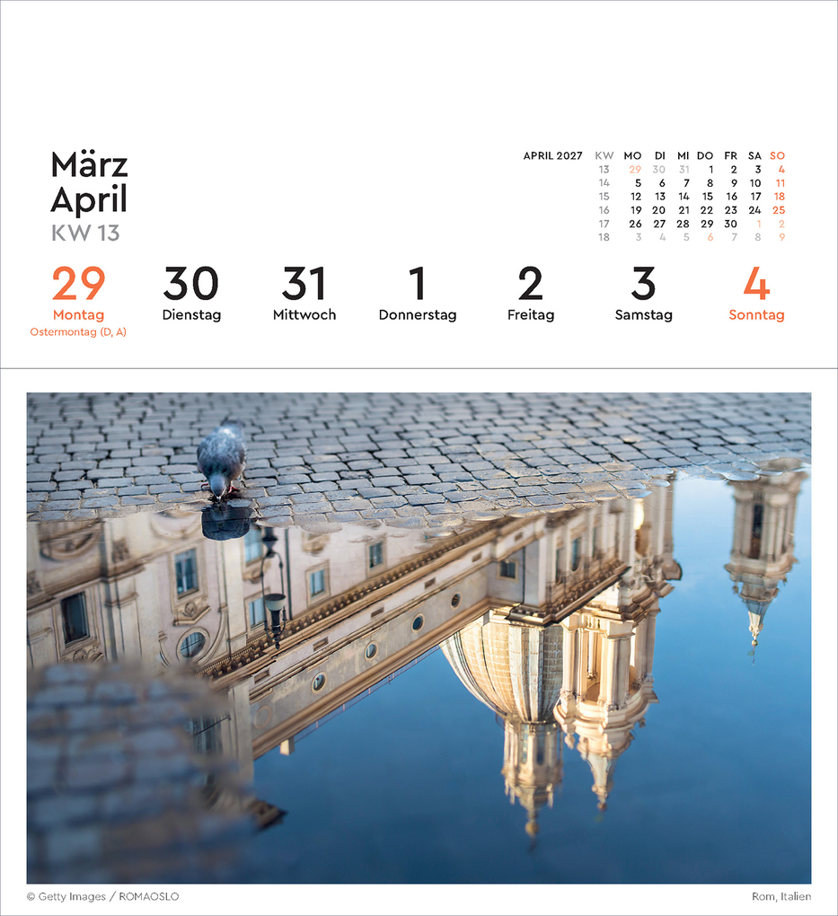 Weitere Ansicht: Perspektivwechsel - KUNTH Postkartenkalender 2027