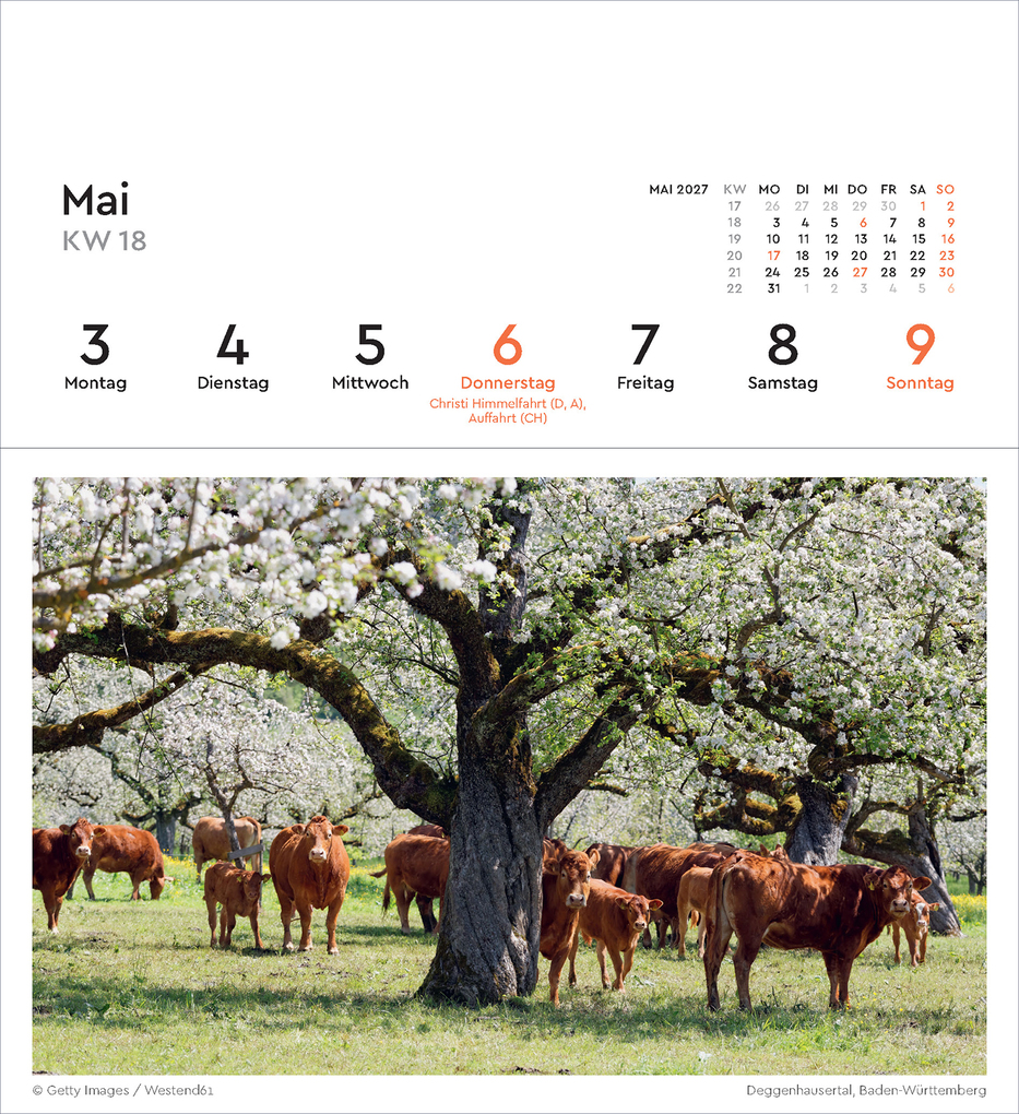 Weitere Ansicht: Deutschland - KUNTH Postkartenkalender 2027