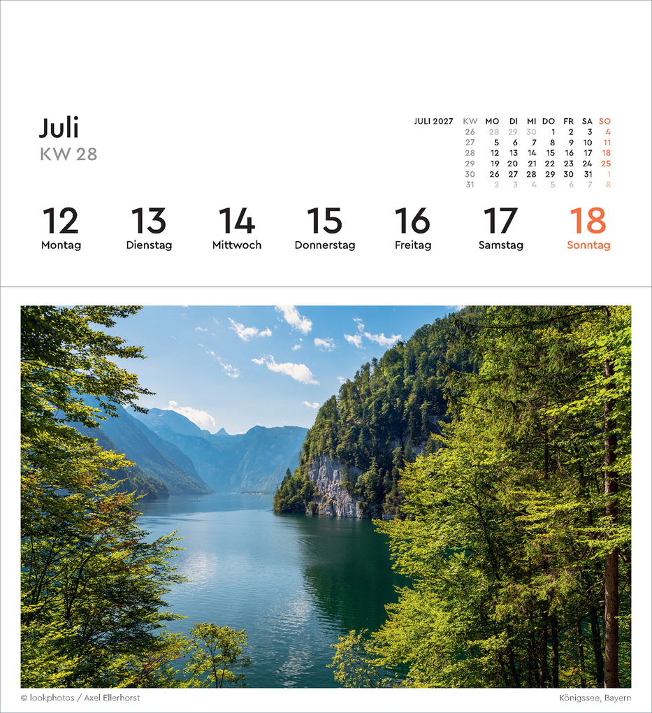 Weitere Ansicht: Deutschland - KUNTH Postkartenkalender 2027