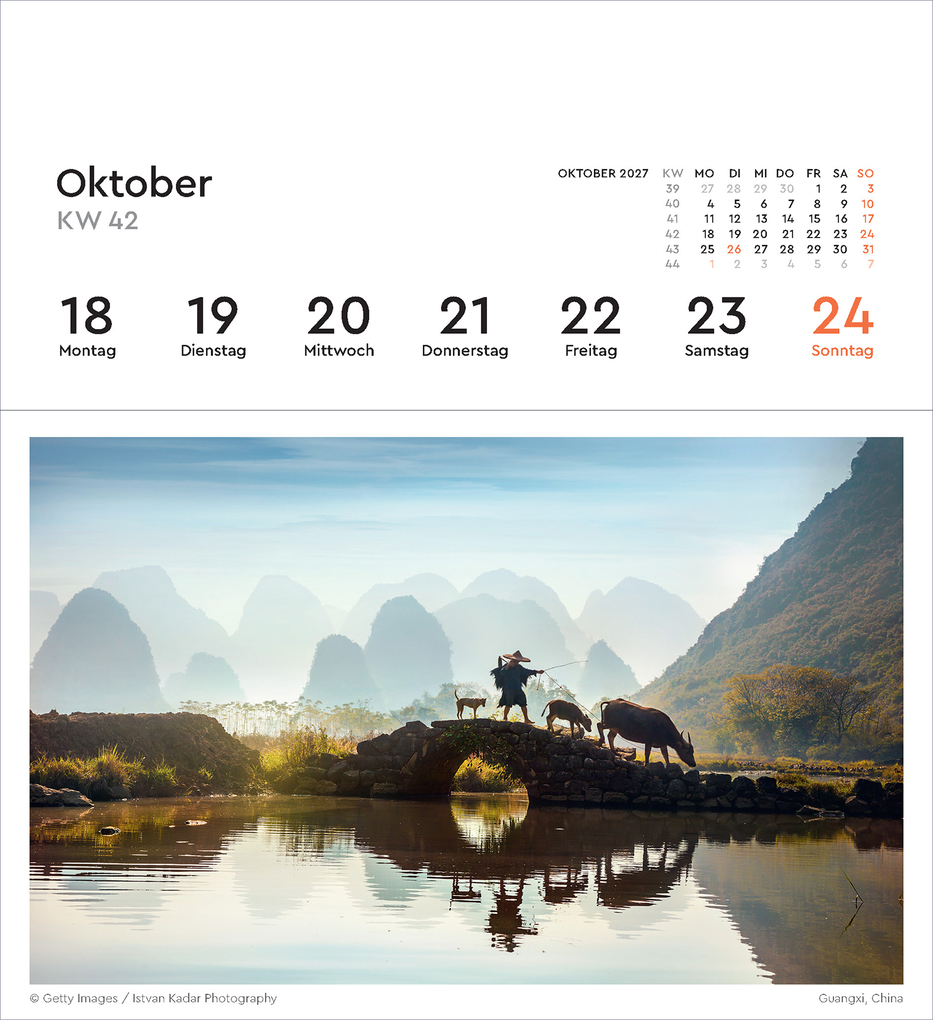 Weitere Ansicht: Faszination Fernost - KUNTH Postkartenkalender 2027