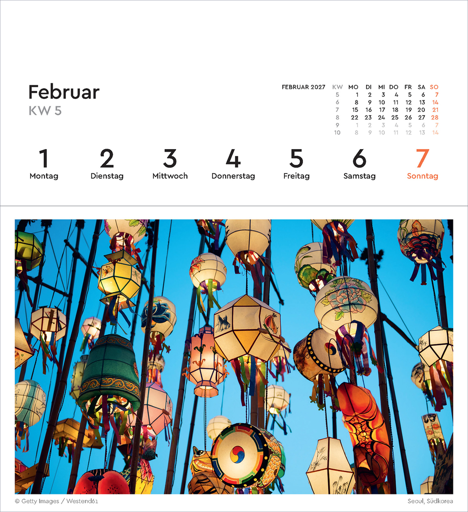 Weitere Ansicht: Faszination Fernost - KUNTH Postkartenkalender 2027