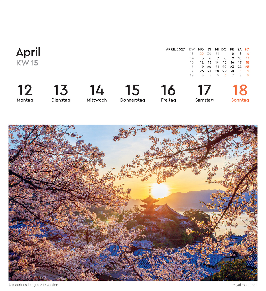 Weitere Ansicht: Faszination Fernost - KUNTH Postkartenkalender 2027