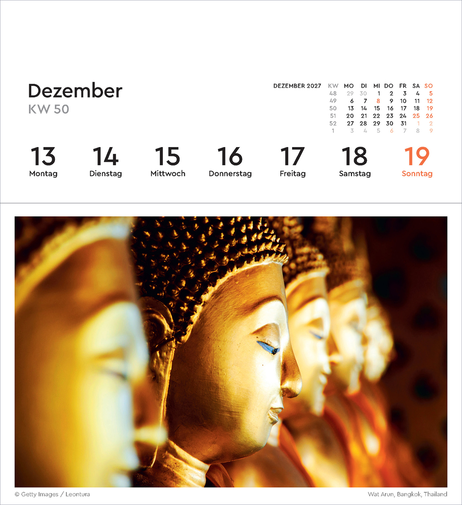 Weitere Ansicht: Faszination Fernost - KUNTH Postkartenkalender 2027