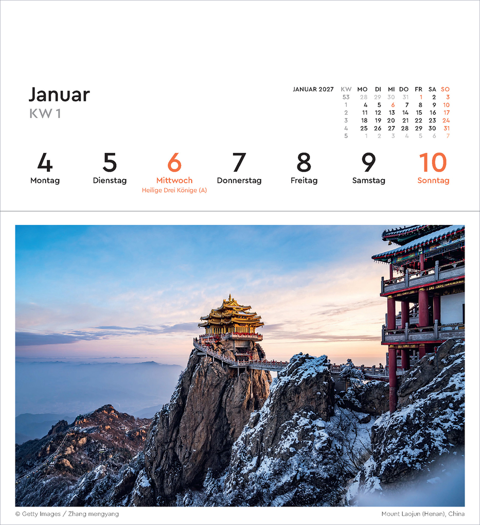 Weitere Ansicht: Faszination Fernost - KUNTH Postkartenkalender 2027