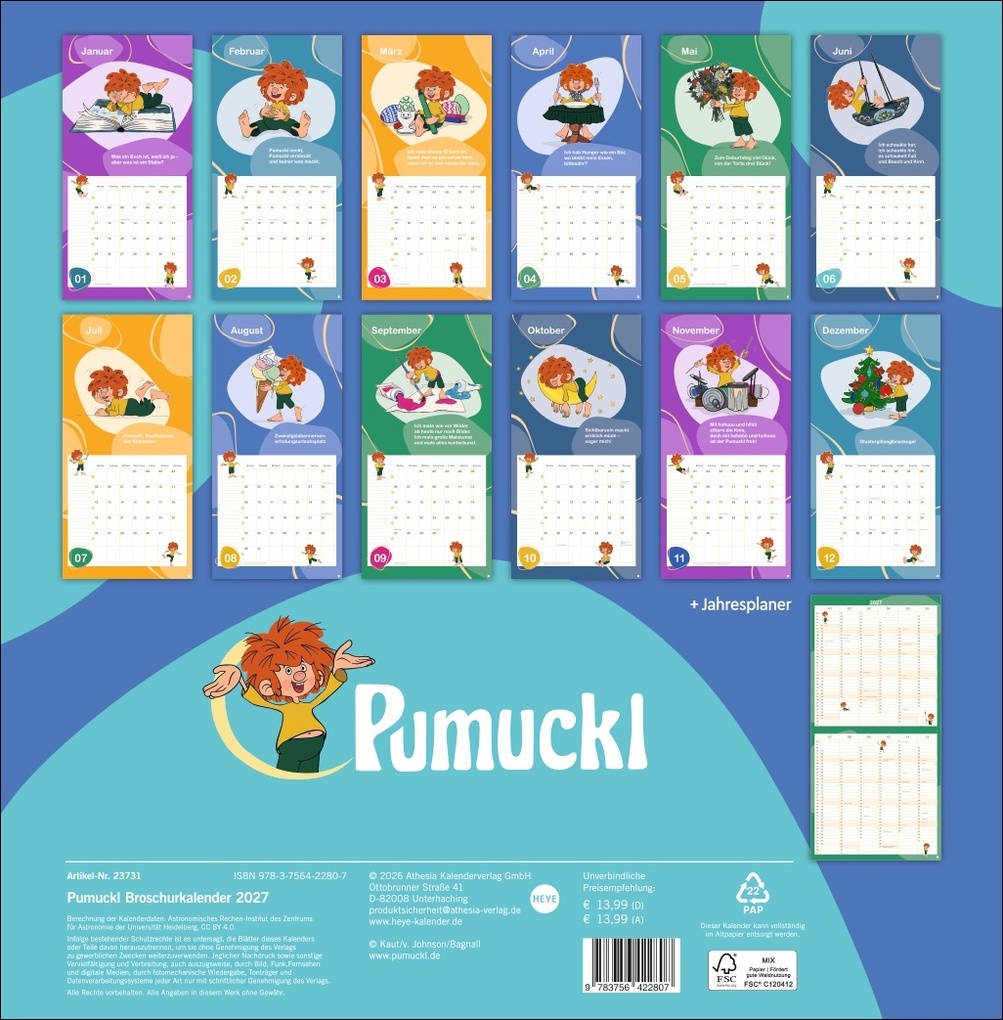 Weitere Ansicht: Pumuckl Broschurkalender 2027