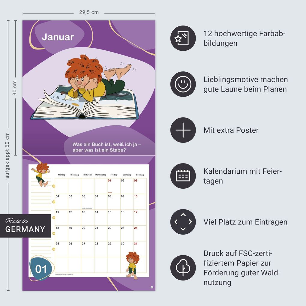 Weitere Ansicht: Pumuckl Broschurkalender 2027