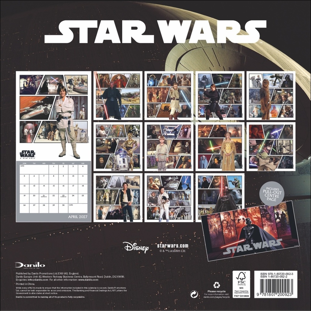 Weitere Ansicht: Star Wars Classic Broschurkalender 2027