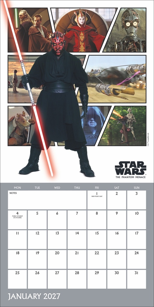 Weitere Ansicht: Star Wars Classic Broschurkalender 2027