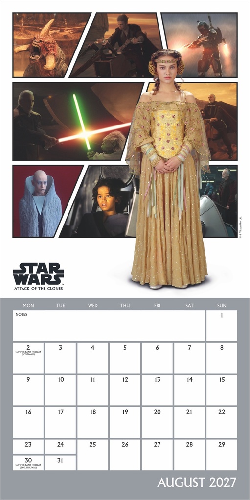 Weitere Ansicht: Star Wars Classic Broschurkalender 2027