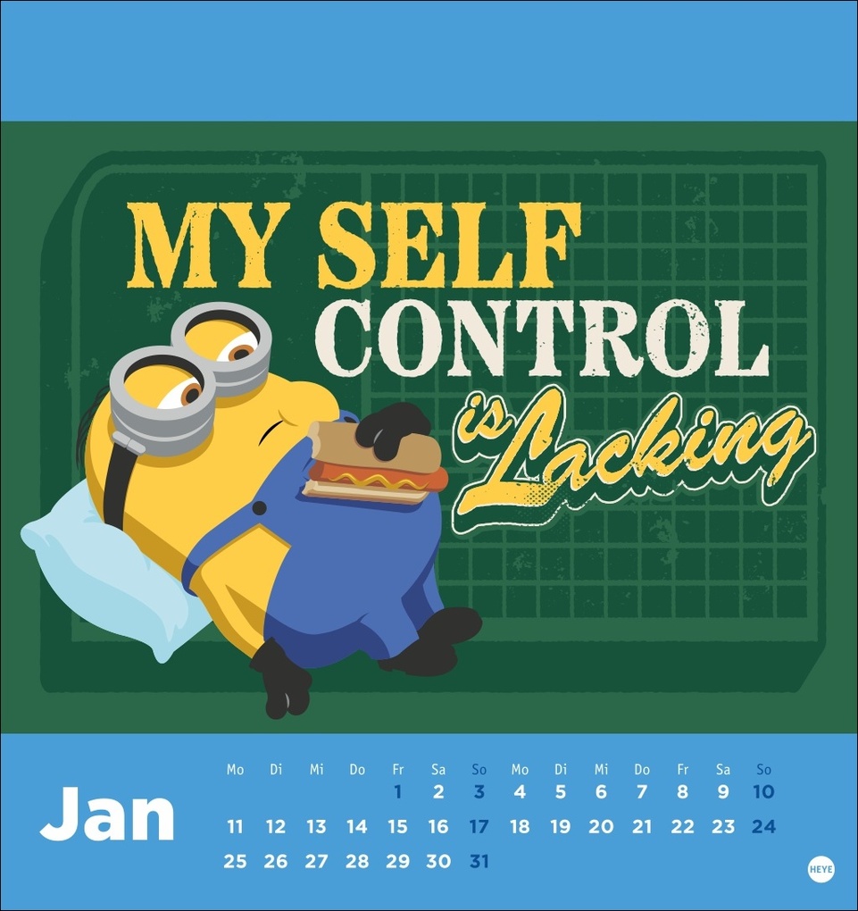 Weitere Ansicht: Minions Postkartenkalender 2027
