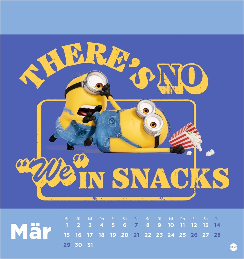 Weitere Ansicht: Minions Postkartenkalender 2027