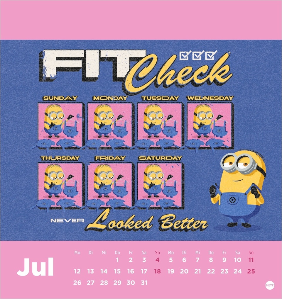 Weitere Ansicht: Minions Postkartenkalender 2027