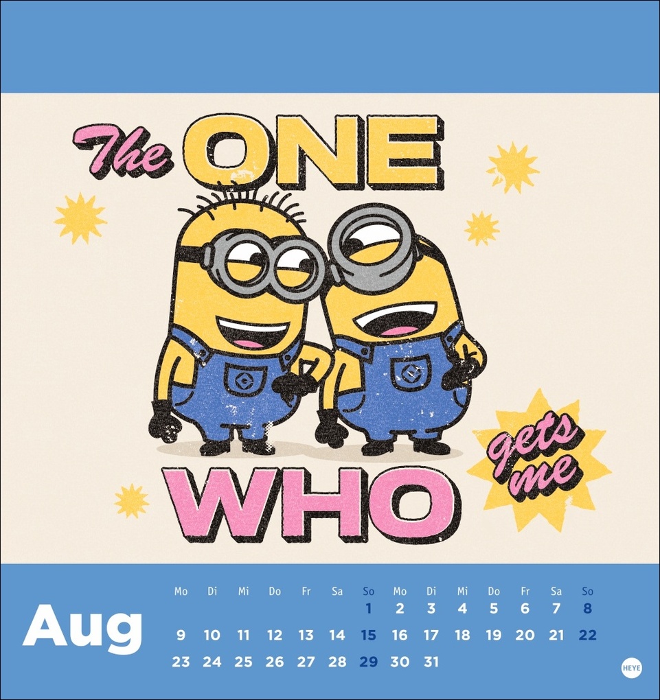 Weitere Ansicht: Minions Postkartenkalender 2027
