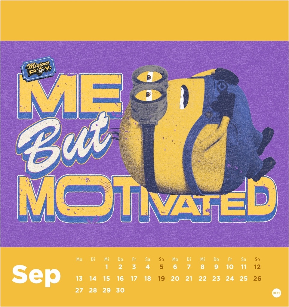 Weitere Ansicht: Minions Postkartenkalender 2027
