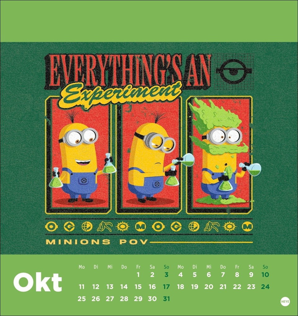 Weitere Ansicht: Minions Postkartenkalender 2027