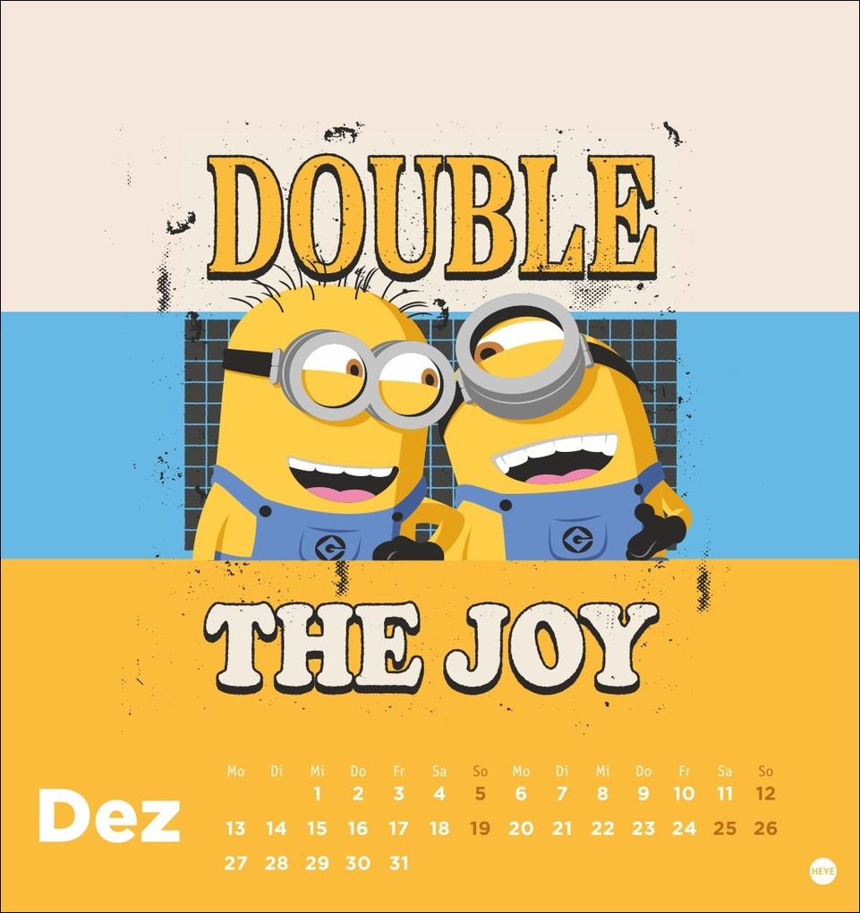 Weitere Ansicht: Minions Postkartenkalender 2027