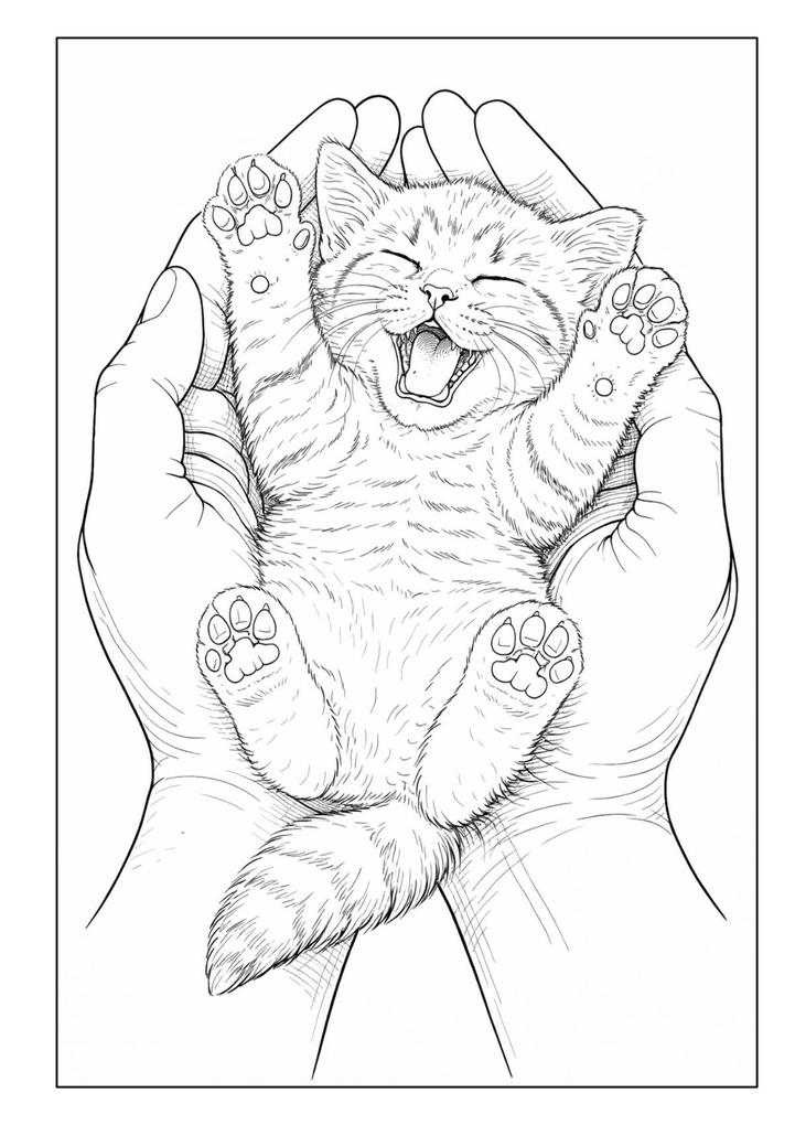 Weitere Ansicht: Katzen Malbuch für Kinder ab 8 Jahren und Erwachsene mit 50 detailreichen Ausmalmotiven | Josef Mickey Müller