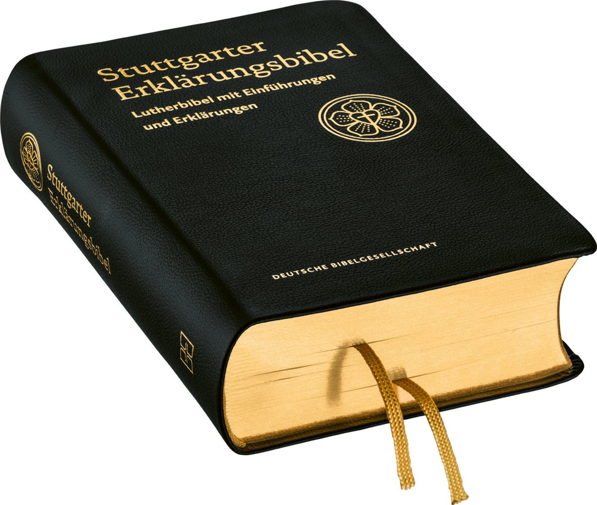 Weitere Ansicht: Stuttgarter Erklärungsbibel. Kompaktausgabe Ledereinband mit Goldschnitt
