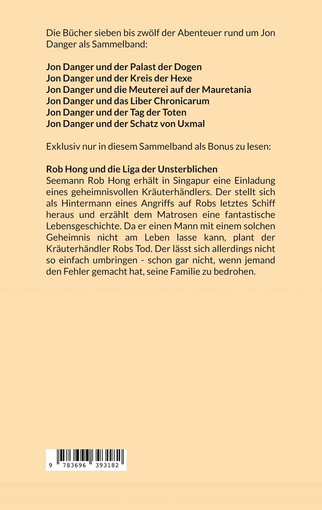 Weitere Ansicht: Jon Danger: Die gesammelten Abenteuer | Marten Zabel