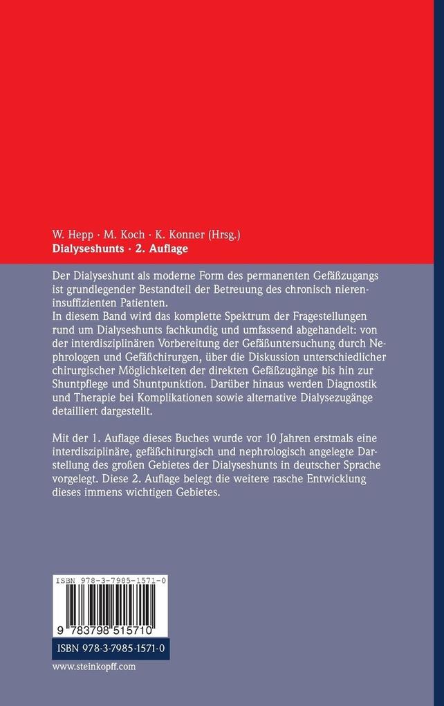 Weitere Ansicht: Dialyseshunts