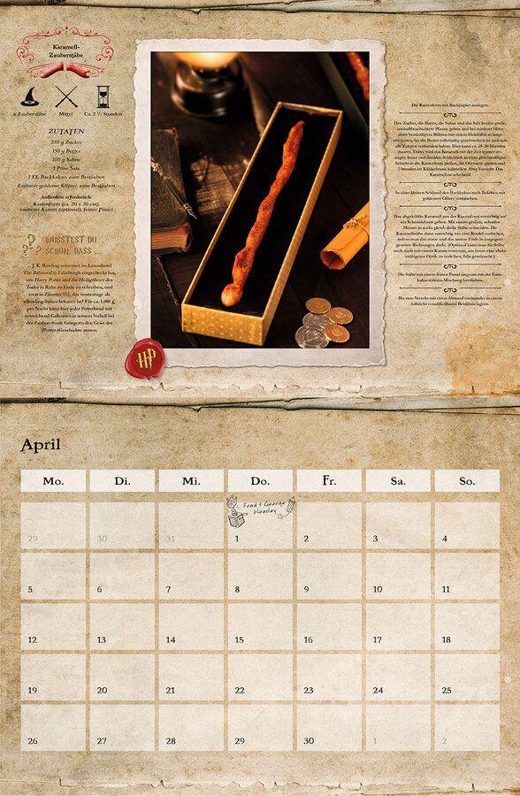 Weitere Ansicht: Der inoffizielle Küchenkalender für Harry Potter Fans 2027 | Tom Grimm