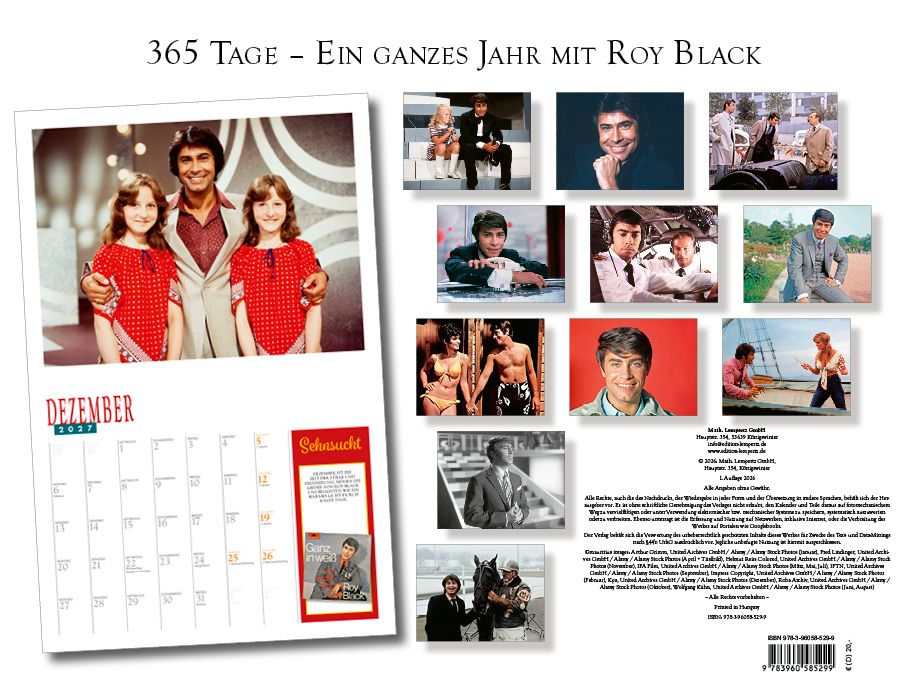 Weitere Ansicht: Roy Black Kalender 2027