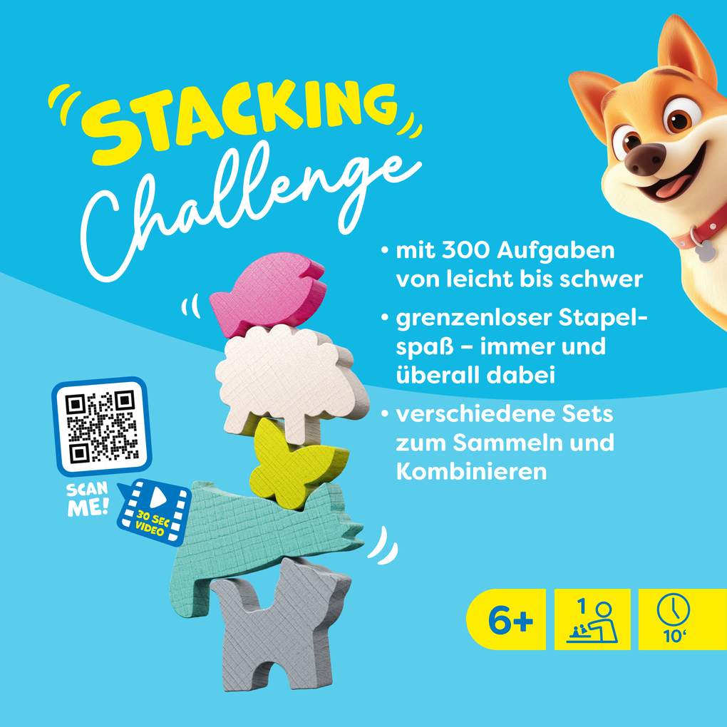 Weitere Ansicht: Stacking Challenge - Animals