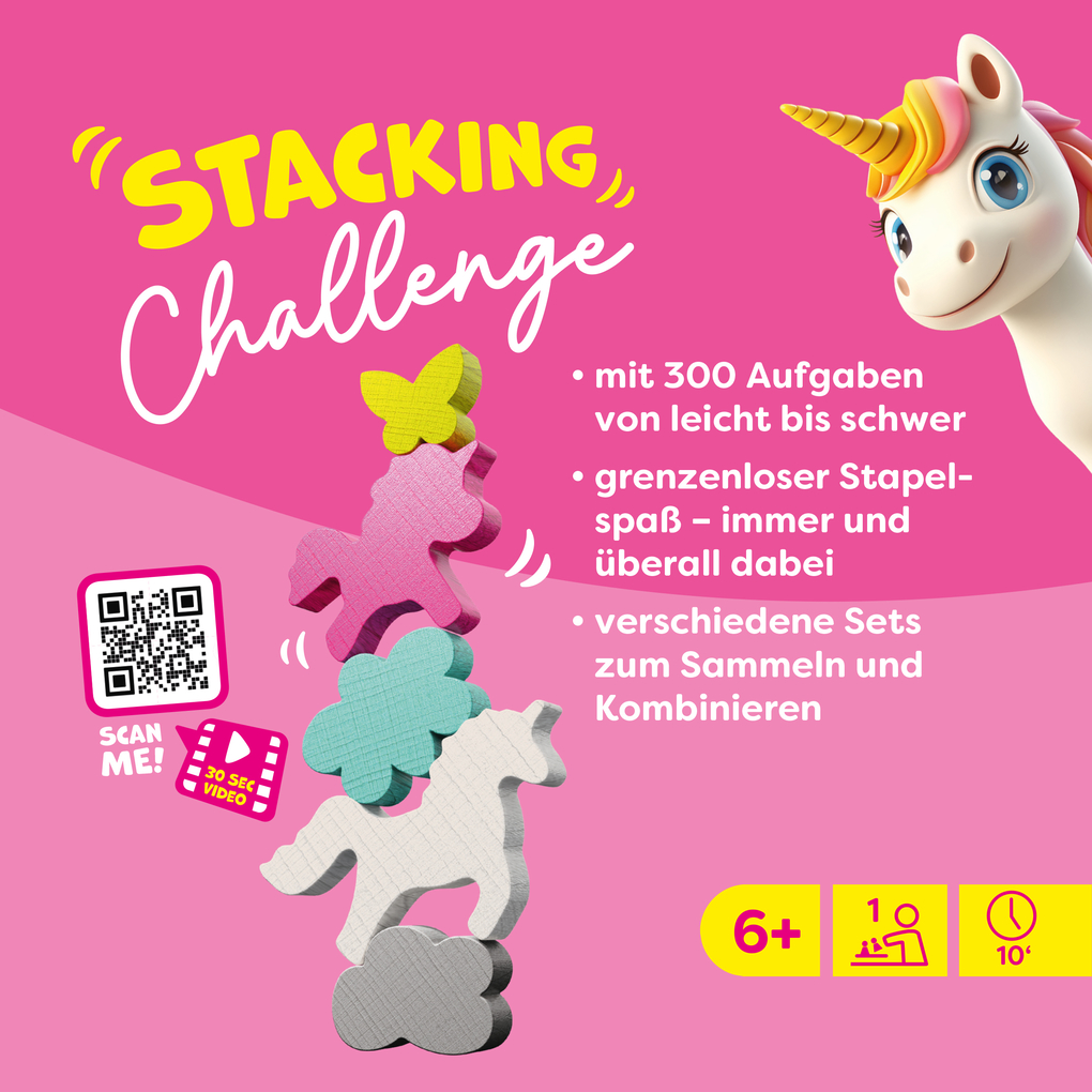 Weitere Ansicht: Stacking Challenge - Unicorn