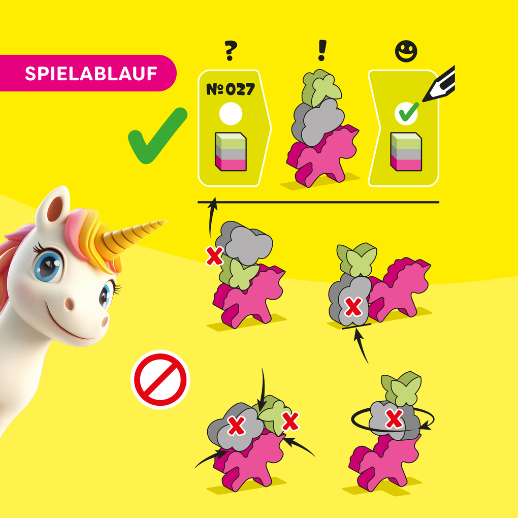 Weitere Ansicht: Stacking Challenge - Unicorn