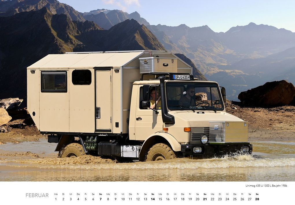 Weitere Ansicht: Unimog Klassiker Kalender 2027 | Jörg Hajt