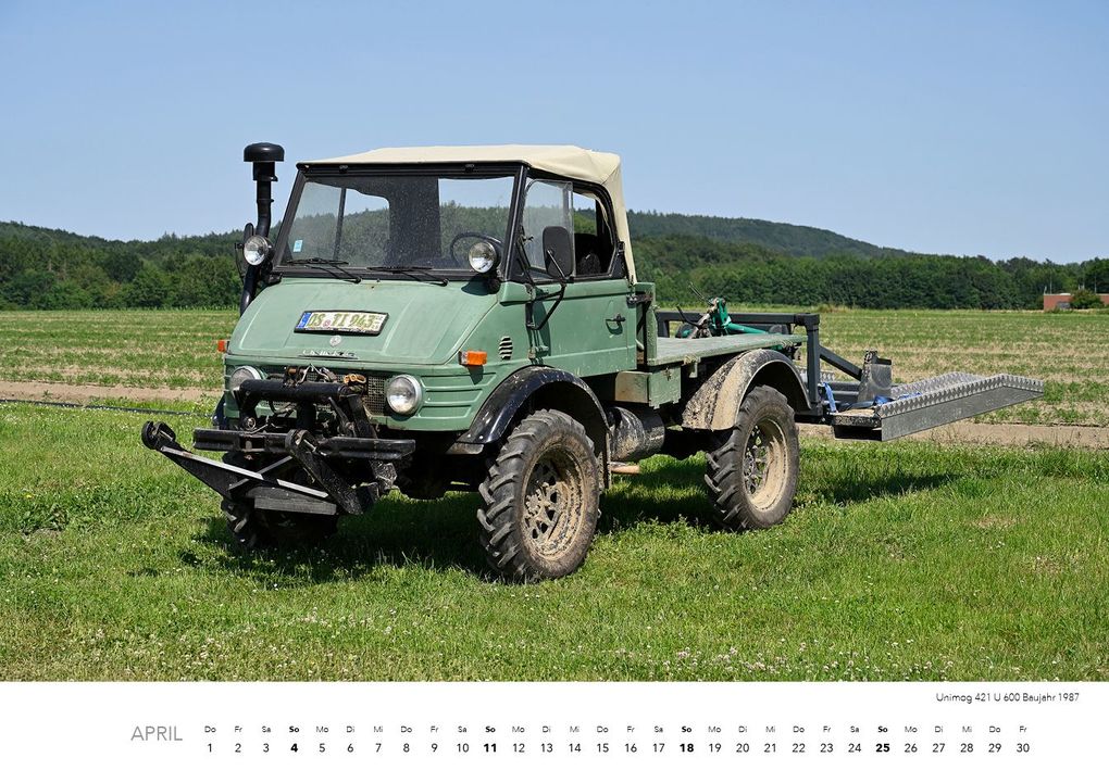 Weitere Ansicht: Unimog Klassiker Kalender 2027 | Jörg Hajt