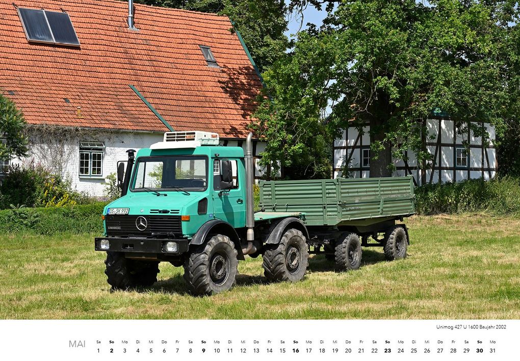 Weitere Ansicht: Unimog Klassiker Kalender 2027 | Jörg Hajt