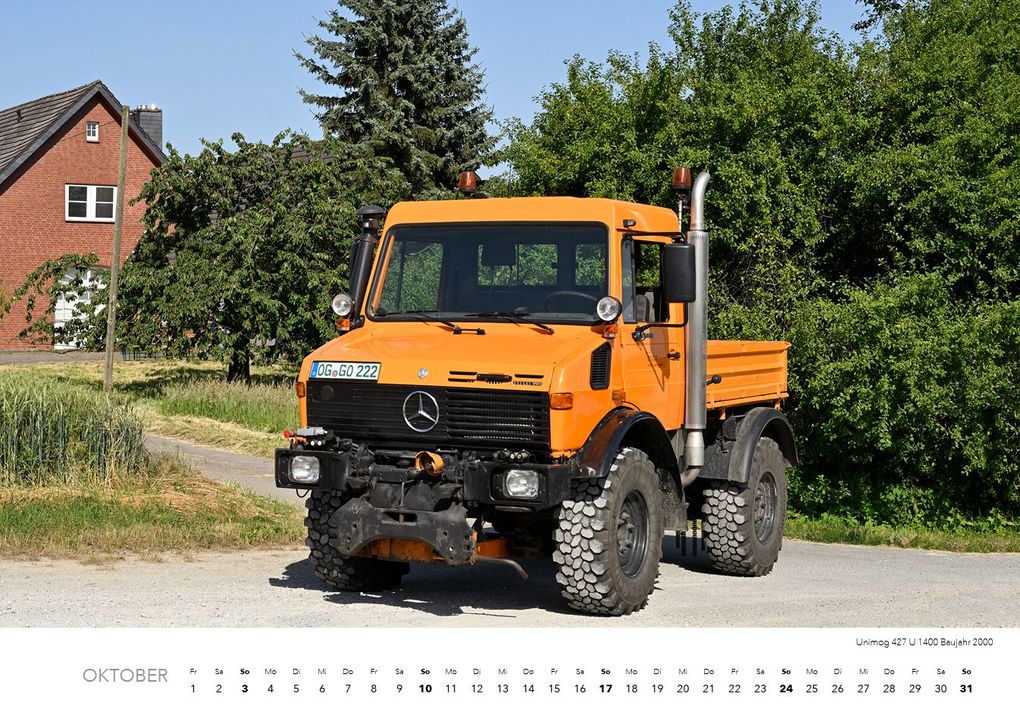 Weitere Ansicht: Unimog Klassiker Kalender 2027 | Jörg Hajt