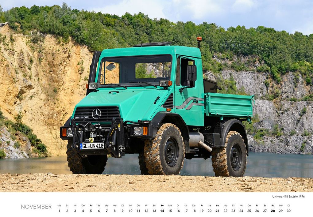 Weitere Ansicht: Unimog Klassiker Kalender 2027 | Jörg Hajt
