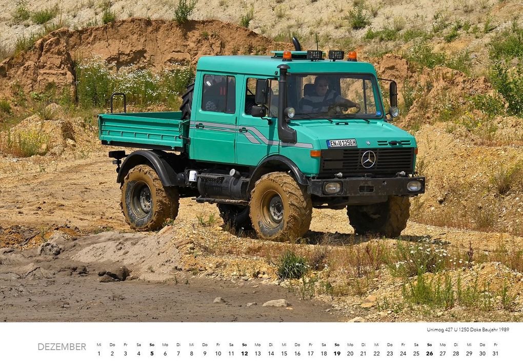 Weitere Ansicht: Unimog Klassiker Kalender 2027 | Jörg Hajt