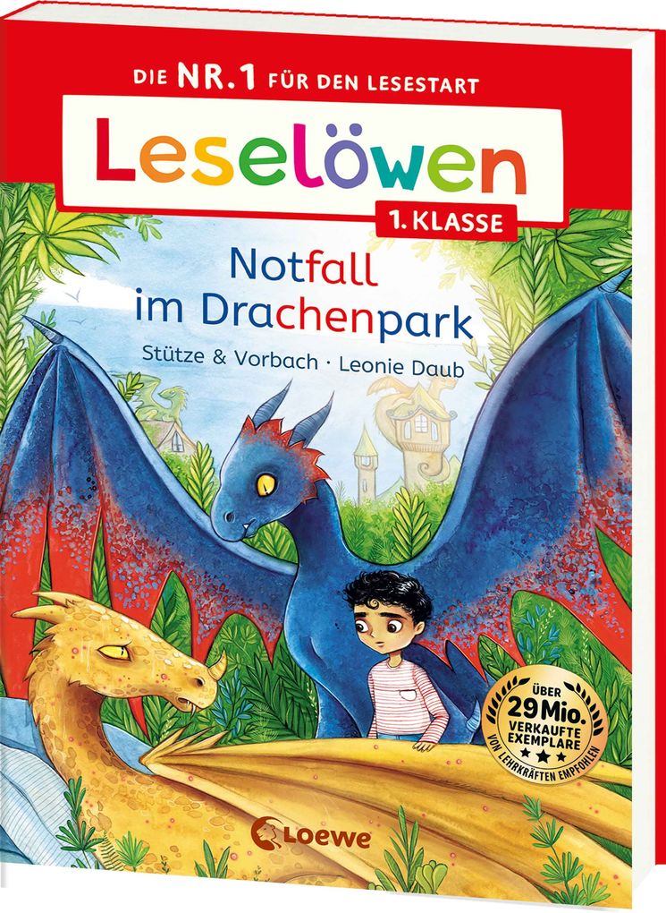 Weitere Ansicht: Leselöwen 1. Klasse - Notfall im Drachenpark | Stütze & Vorbach