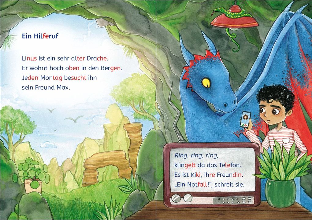 Weitere Ansicht: Leselöwen 1. Klasse - Notfall im Drachenpark | Stütze & Vorbach