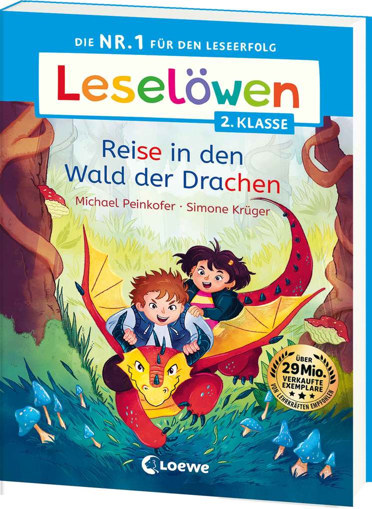 Weitere Ansicht: Leselöwen 2. Klasse - Reise in den Wald der Drachen | Michael Peinkofer