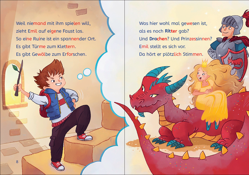 Weitere Ansicht: Leselöwen 2. Klasse - Reise in den Wald der Drachen | Michael Peinkofer