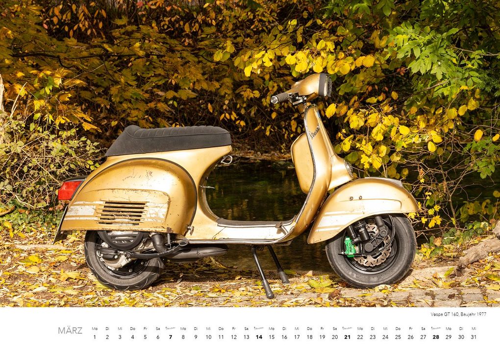 Weitere Ansicht: Vespa Kalender 2027 | Dieter Rebmann