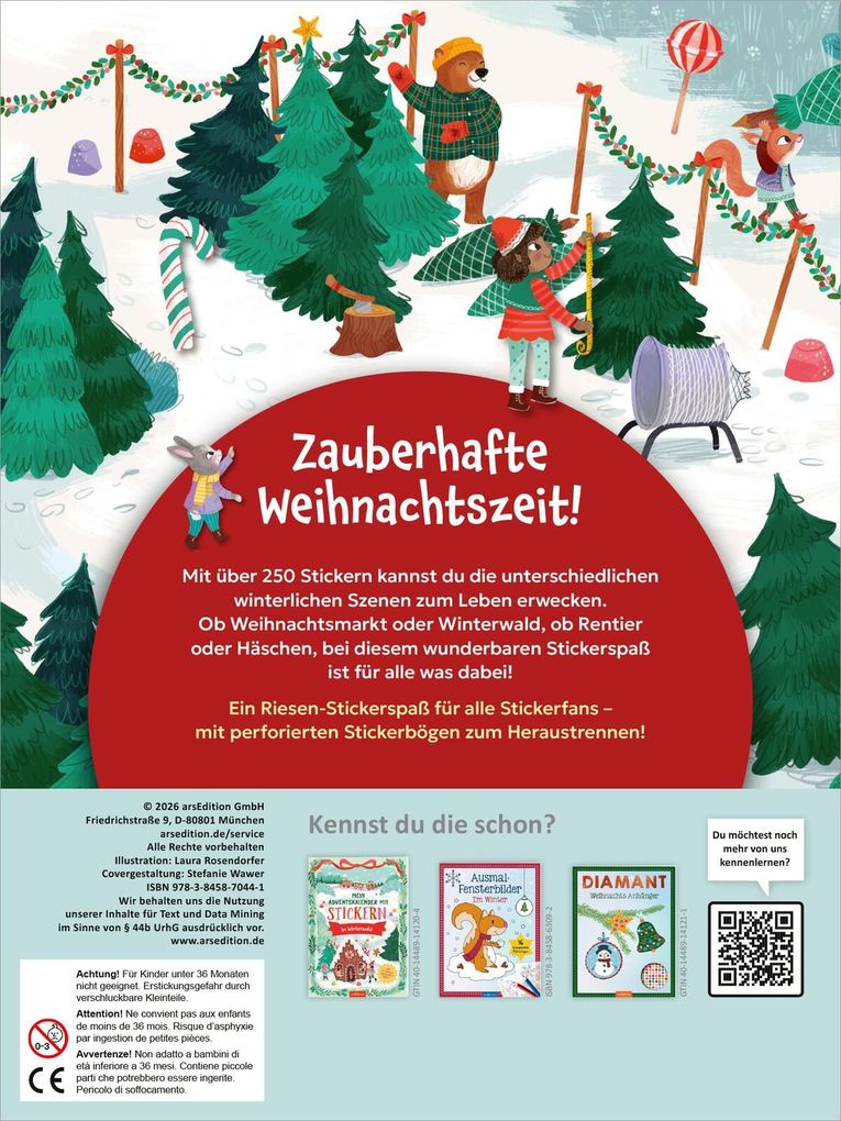 Weitere Ansicht: Mein Lieblings-Stickerbuch - Winterzeit