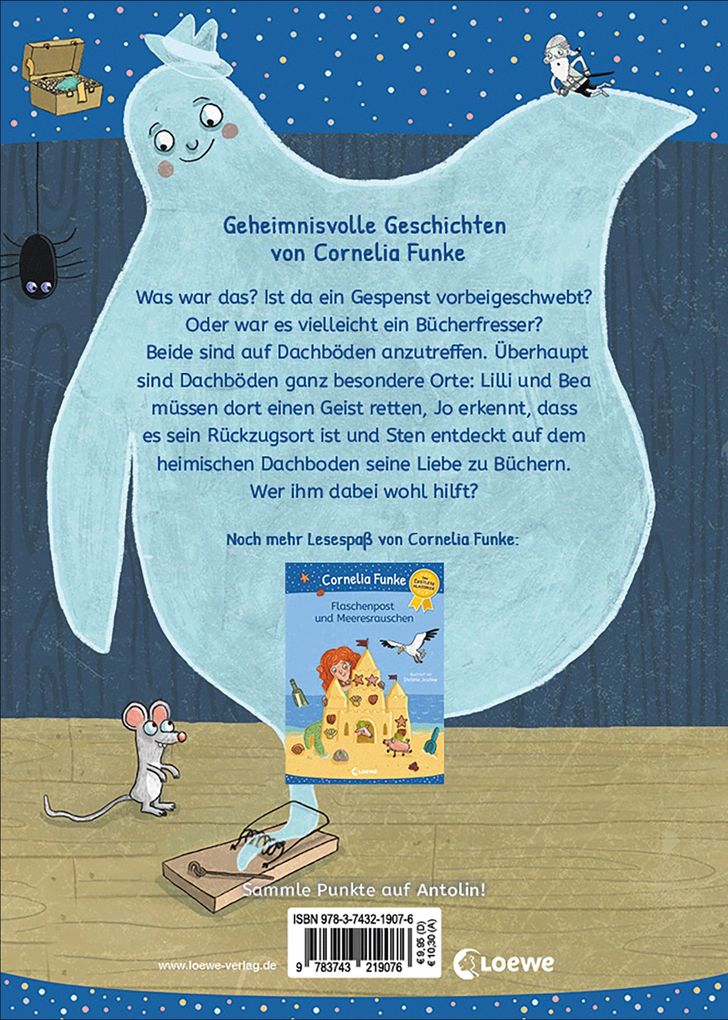 Weitere Ansicht: Bücherfresser und Dachbodengespenster | Cornelia Funke