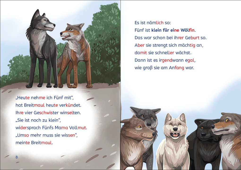Weitere Ansicht: Leselöwen 2. Klasse - Das geheime Leben der Tiere - Die weiße Wölfin in Gefahr | Vanessa Walder