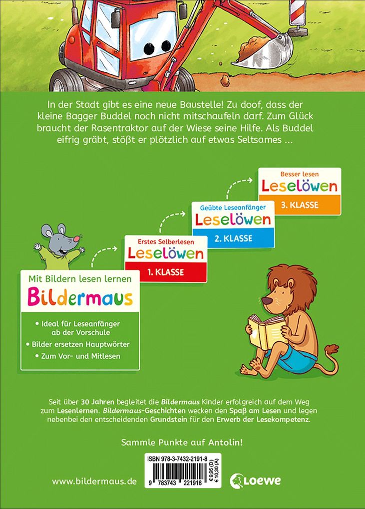 Weitere Ansicht: Bildermaus - Der kleine Bagger findet einen Schatz | THiLO