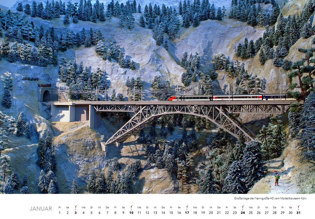 Weitere Ansicht: Traumanlagen von Modellbahnprofis Kalender 2027
