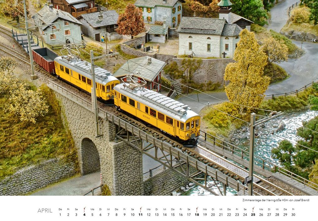 Weitere Ansicht: Traumanlagen von Modellbahnprofis Kalender 2027