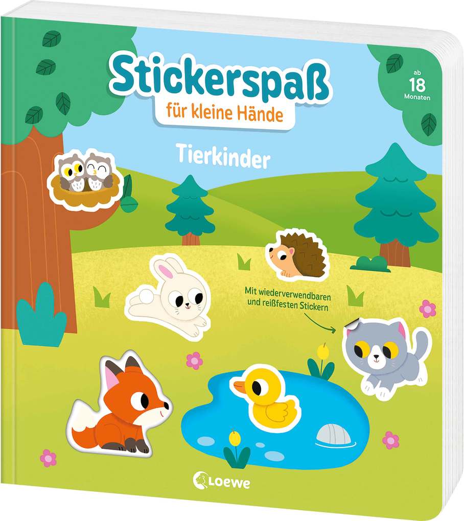 Weitere Ansicht: Stickerspaß für kleine Hände - Tierkinder